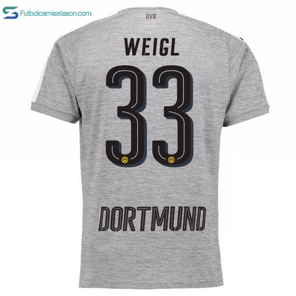 Camiseta Borussia Dortmund 3ª Weigl 2017/18